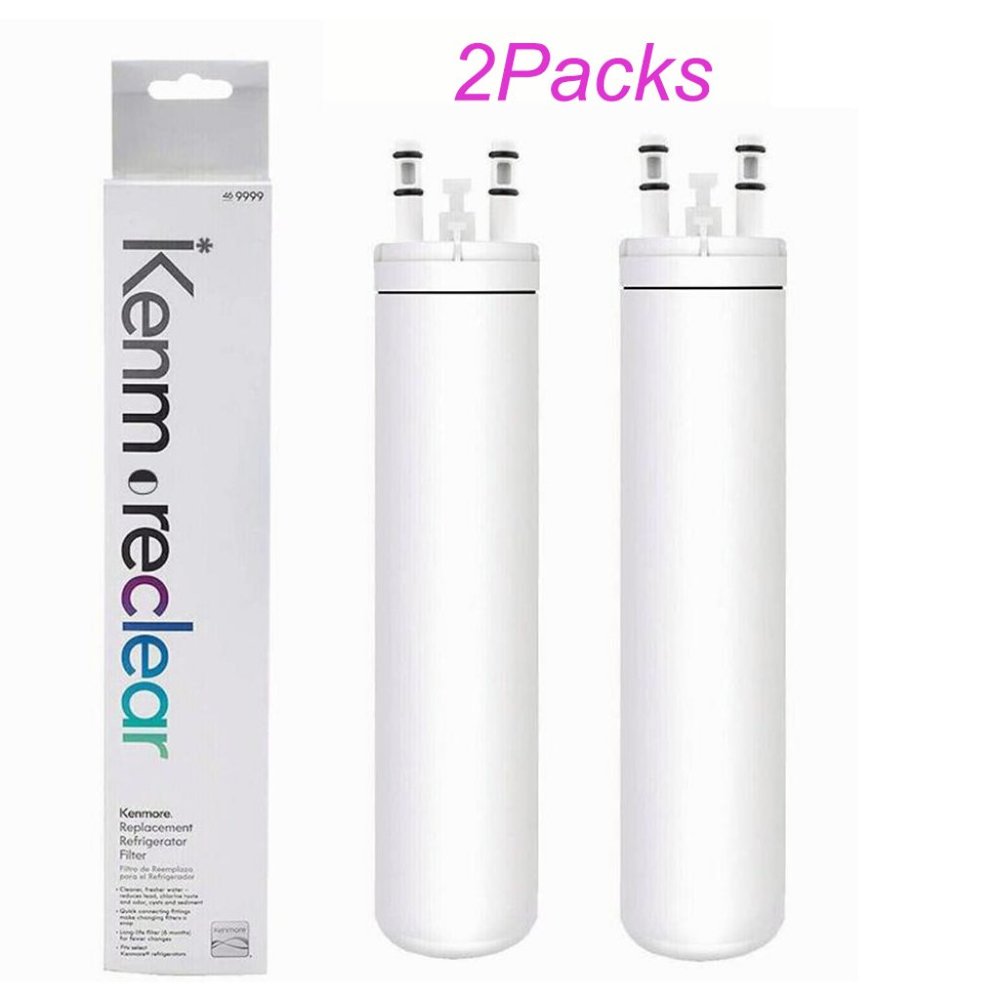 New 2 Packs Kenmore 46-9999 9999 Replacement Refrigerator Water Filter White